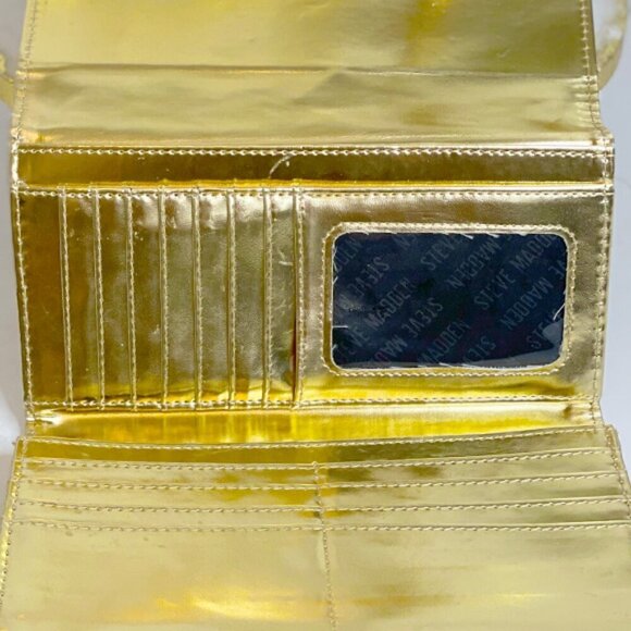 STEVE MADDEN Blush Floral Trifold Wallet Wristlet | NWOT Authentic - Picture 12 of 13